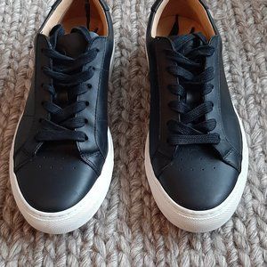 NIB Greats The Royal Black Leather Sneakers Size 8.5 Worn Once!